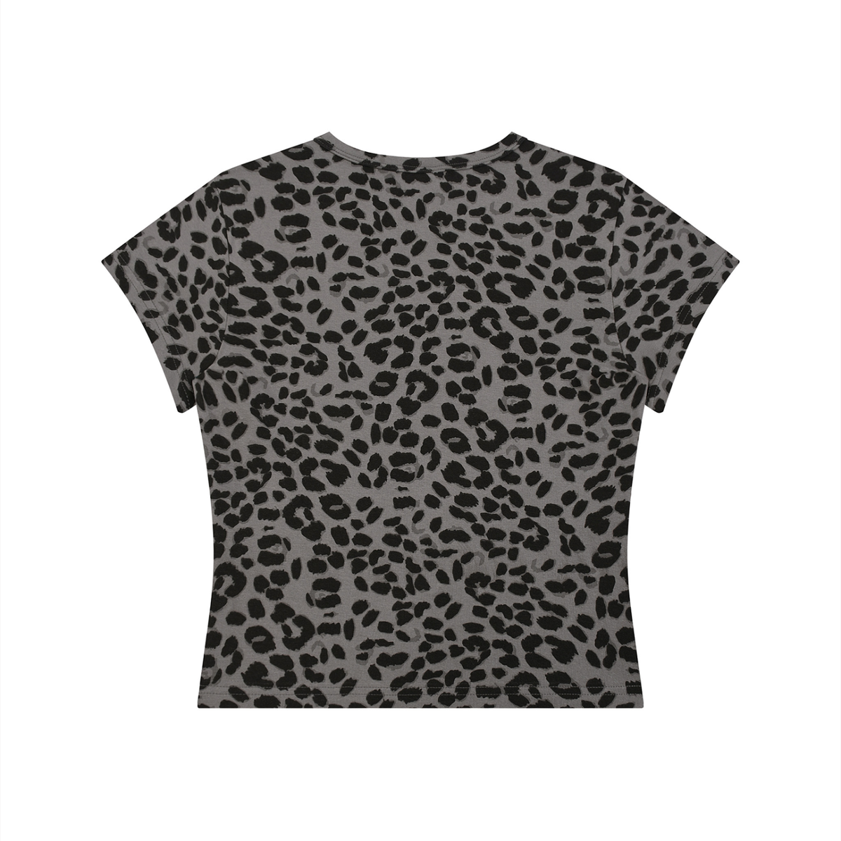 Women’s Leopard Print B Crop T-Shirt