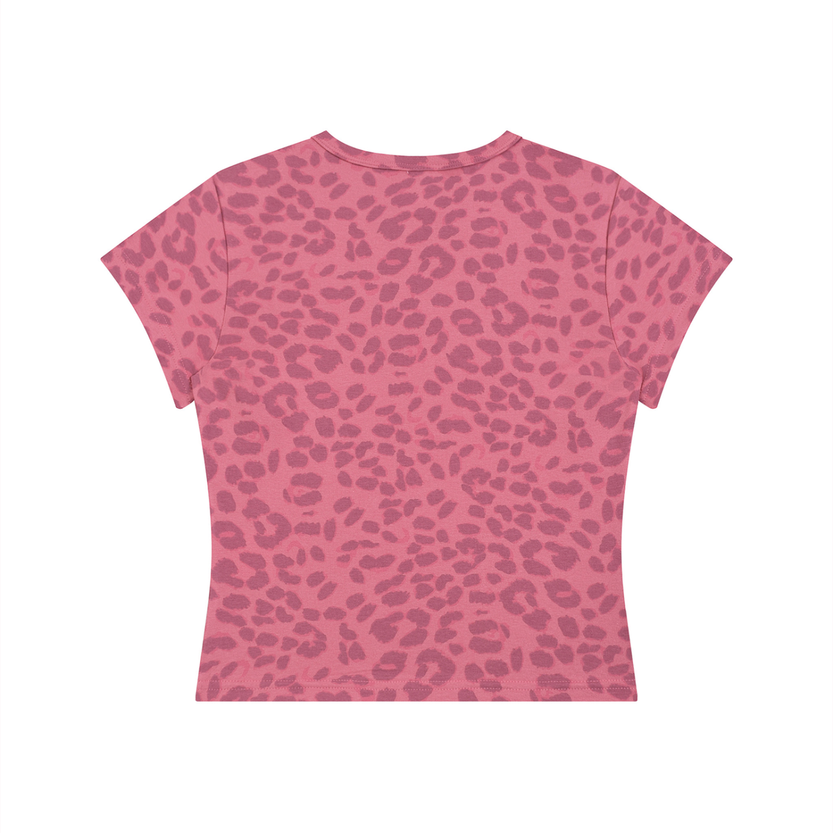 Women’s Leopard Print B Crop T-Shirt