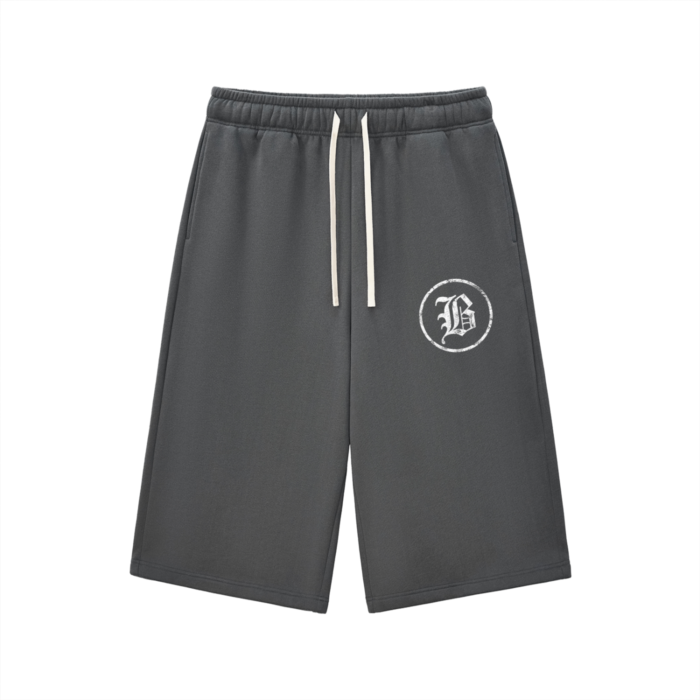 Relax B Drawstring Three-quarter Sweatpants