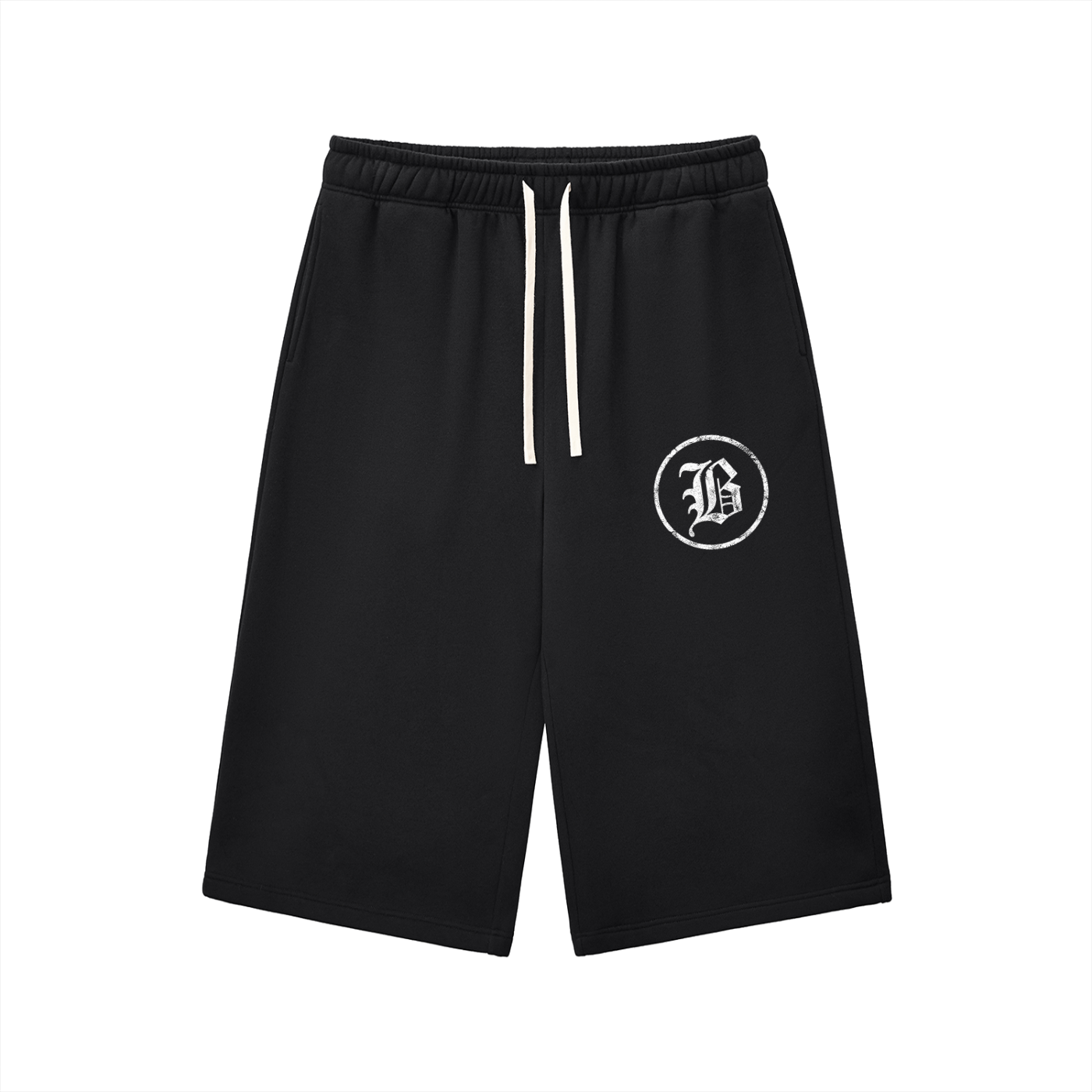 Relax B Drawstring Three-quarter Sweatpants